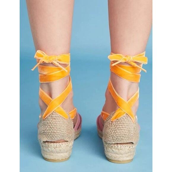 Penelope Chilvers Valencia Woodstock Espadrilles Wedges X Anthropologie Sz EU40 - Picture 2 of 14